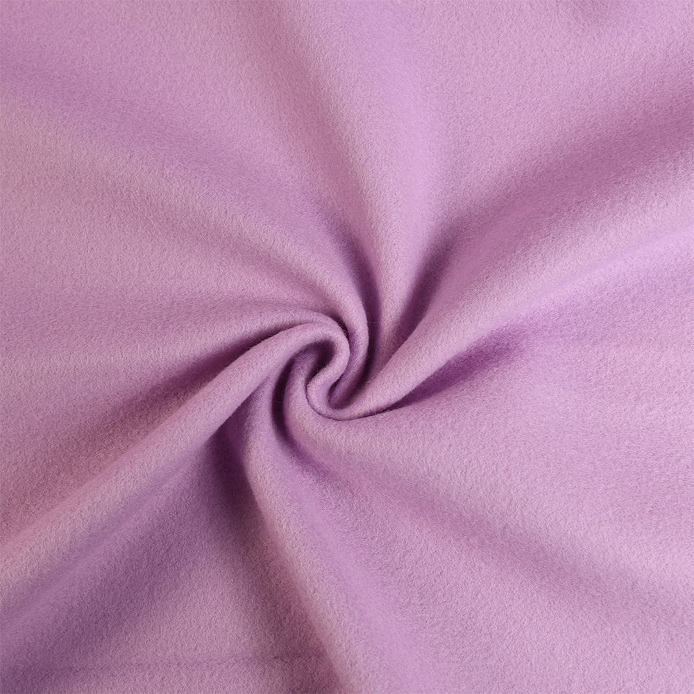 Image of 100% Polyester Sweatshirt Fabric Lilac 180cm