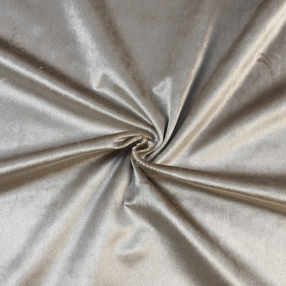 Image of Plain Curtain Velvet Fabric 7 Stone 150cm