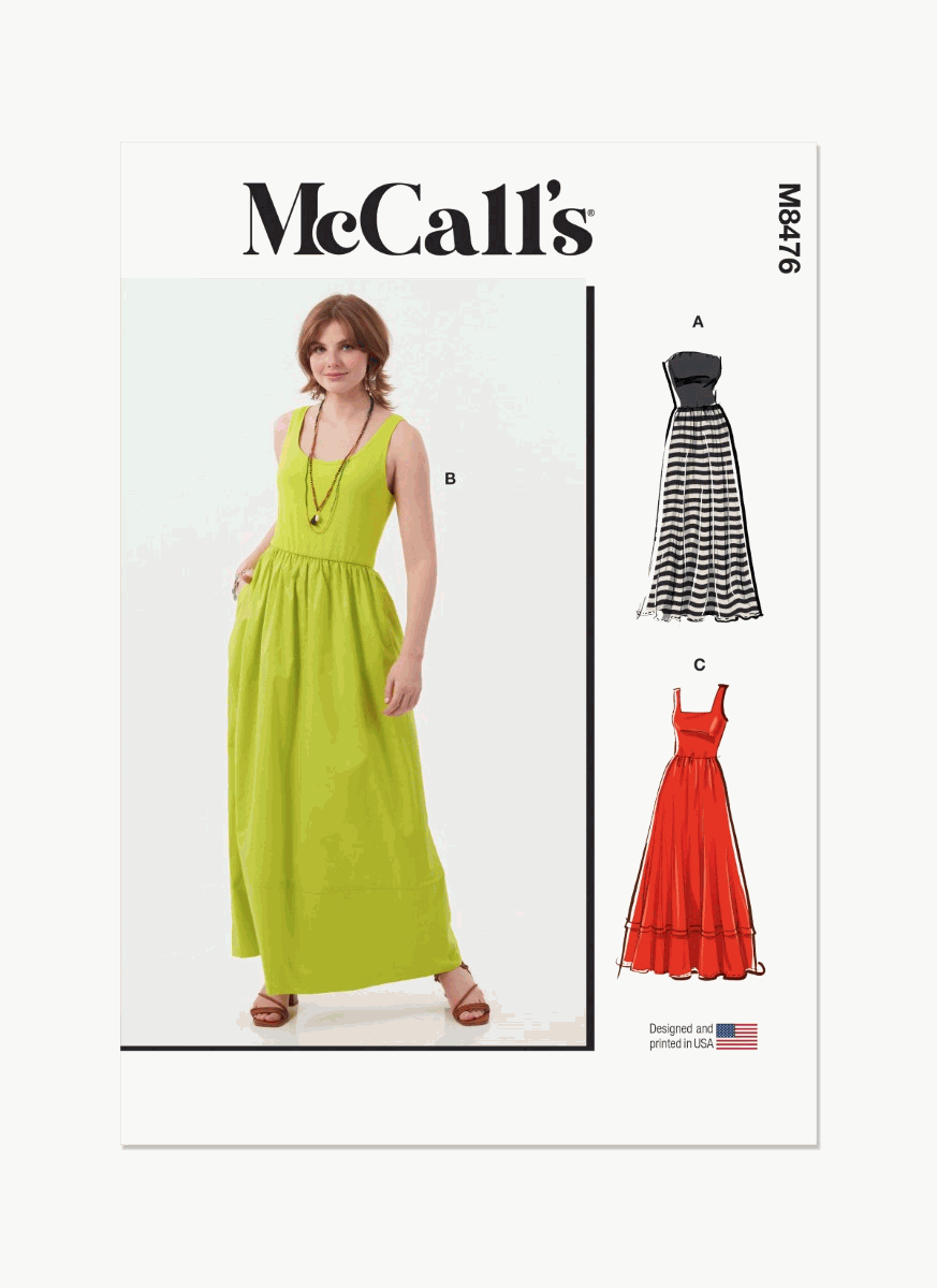 Image of McCalls Sewing Pattern 8476