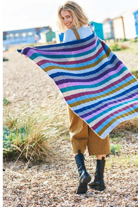 Image of Stylecraft Garter Stitch Blanket Knitting Pattern