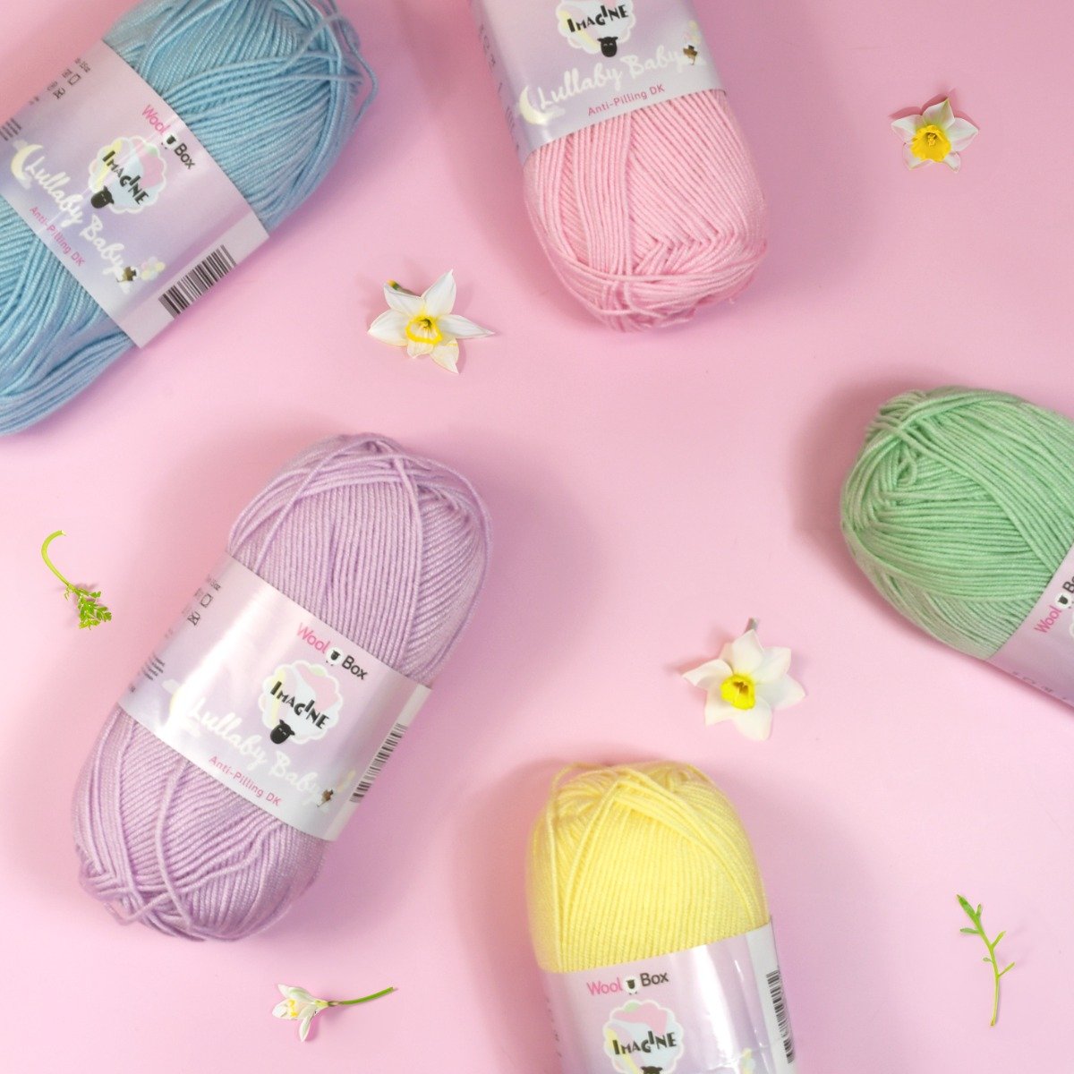 Image of WoolBox Imagine Lullaby DK Spring Colour Pack