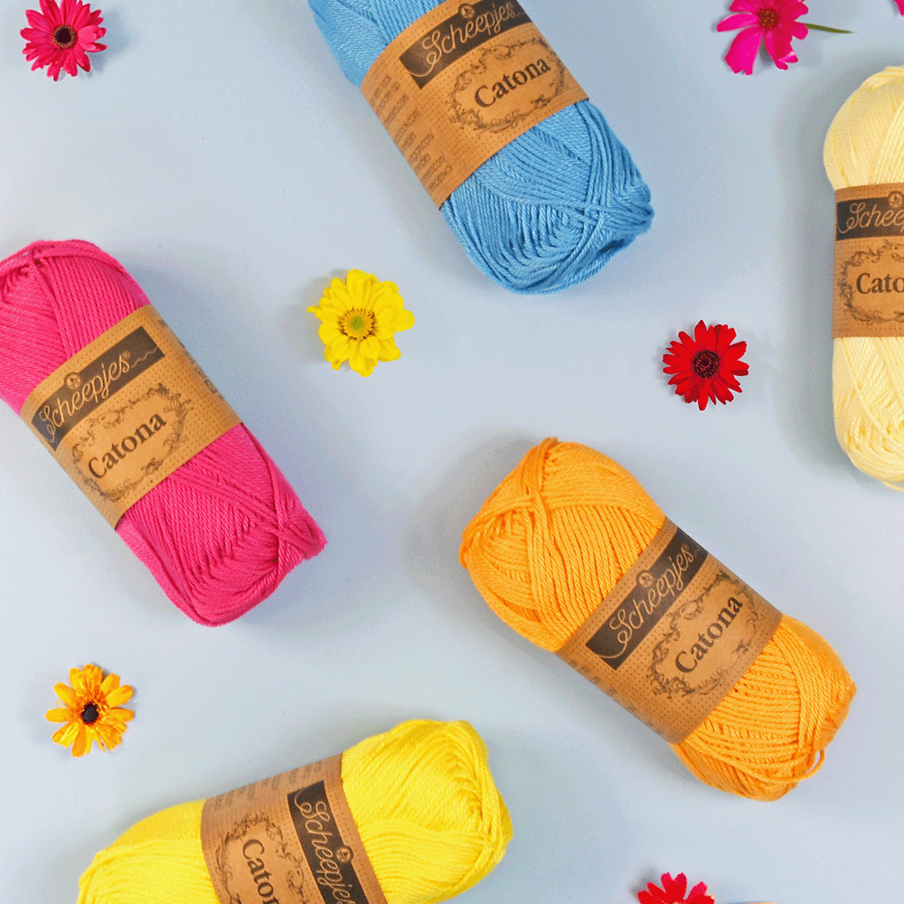Image of Scheepjes Catona 4 Ply Summer Colour Pack